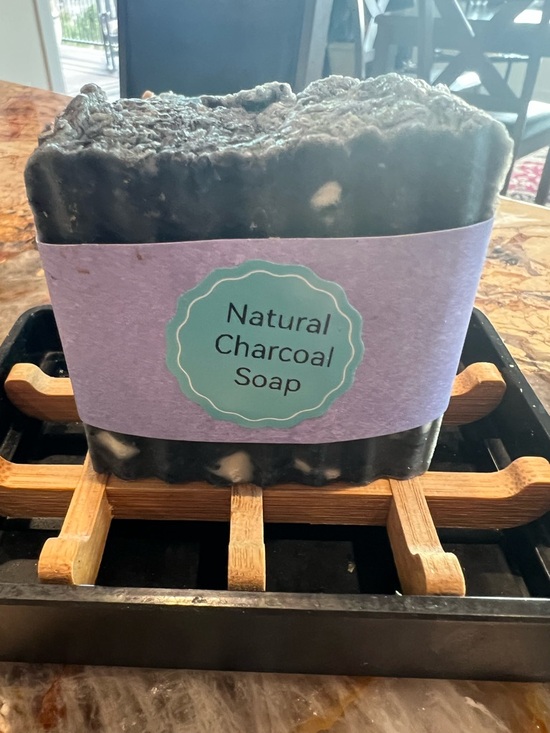 Hand Crafted Other - Natural Charcoal Soap – Black Gentle Detox Bar